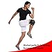 BERTER Knee Brace for Men Women - Compression Sleeve Non-Slip for Running, Hiking, Soccer, Basketball for Meniscus Tear Arthritis ACL Single Wrap (Silicone Gel, X-Large)