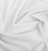 Utopia Kitchen 4FT Spandex Tablecloth [1 Pack, White] 200 GSM Stretch, Fitted, Washable and Wrinkle Resistant Table Cloth Rectangle Cover for Trade Shows, Wedding, Parties [48Lx30Wx30H Inch]