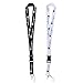Lanyard with Hook and Buckle, Street Fashion Neck Lanyard for Keys Phones ID Badge Holder Bags Accessories - 2 Pack