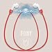 FONY Airpods Strap Cord Magnetic Ultra Strong Edition Leash - Anti-Lost Sport String Compatible with Airpods Pro 2 1 (Red)