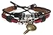 Eye Key Beaded Leather Bracelet Yoga Multi Strand Zen Wristband in Gift Box