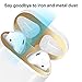 [2 Set] SHARKSBox Dust Guard for AirPods 2 Wireless Charging Case[Lifetime Replacements]Protect AirPods from Iron/Metal Shavings [Easy to Install] Upgrade Ultra Thin AirPods Dust-Proof Film-Gold