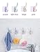 Adhesive Towel Hooks, 4 Pack Adhesive Wall Hooks Bathroom Wall Coat Hooks for Hanging Without Nails, for Hanging Coat, Hat
