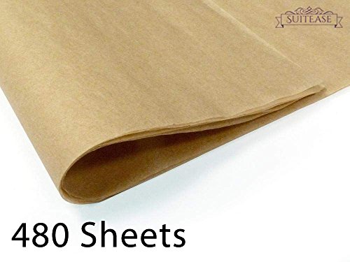 Kraft Tissue Paper, 20 X 30" Premium Quality ~480 Sheets~ Machine Glaze Finish, Made in The USA.