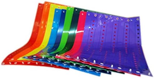 50 Wristbands - L-Shape Vinyl (Plastic) Wristband Security Bands Plastic Bands Mixed Colors