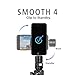 Zhiyun Smooth 4 3-Axis Handheld Gimbal Stabilizer, Integrated Control Panel Design iPhone Android Smartphones GoPro, Object Tracking Vertigo Shot(Hitchcock Zoom) More