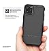ENCASED Protective Rebel Case for iPhone 11 PRO, Dual-Layer Shockproof Protection (Black)