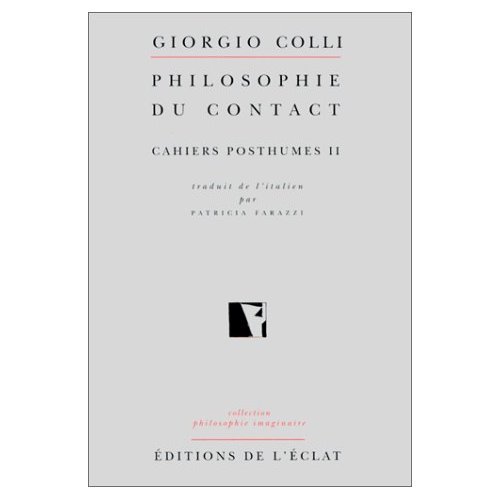 Philosophie du contact