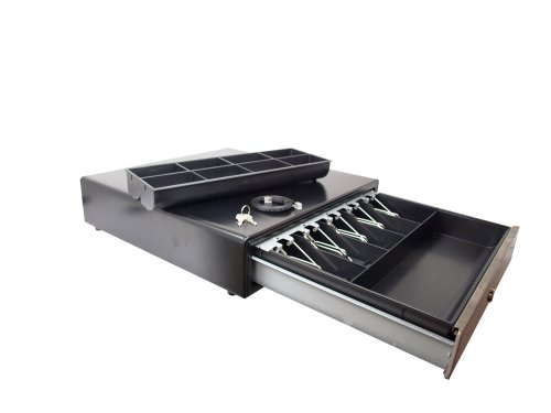 ANGEL POS 18" Cash Drawers 18-Inch POS Cash Drawer with Stainless Steel Front Cash Register