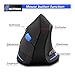 ZLOT Vertical Wireless Mouse,2.4G USB Optical Ergonomic Mice with 3 Adjustable DPI 1000/1600/2400 and 6 Buttons for Laptop, PC, Computer, Desktop, Blackthumb 2