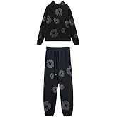 Y2K Hip Hop Men's Hoodie Set Foam Printed Casual Retro Harajuku Set