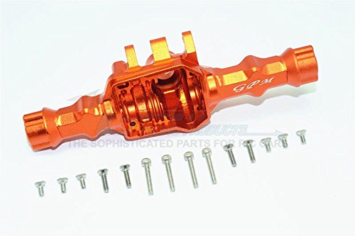 Traxxas TRX-4 Trail Defender Crawler Upgrade Parts Aluminum Rear Gear Box (Without Cover) - 1 Set Orange
