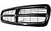 Grille Assembly Compatible with 1997-2004 Dodge Dakota Painted Black Shell and Insert
