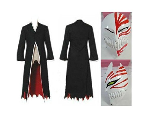 Bleach Kurosaki Ichigo Arrancar cosplay costume mask