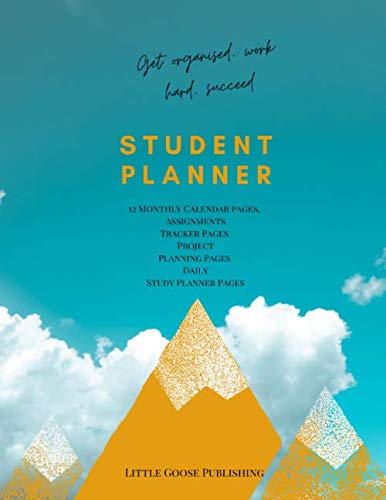 STUDENT PLANNER: University/College Planner/Organiser for uni students. Assignement Planner.