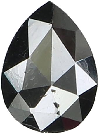 Natural Loose Diamond Pear Black Color I3 Clarity 5.20X3.90X1.70 MM 0.25 Ct L4384