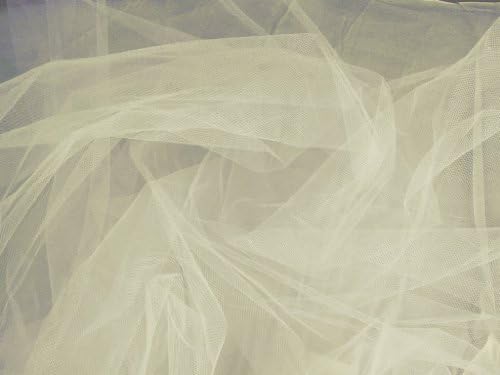 Tulle Ivory 108 Inch Wide Fabric By the Yard (F.E.