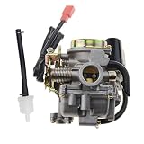 GOOFIT PD18 18mm Carburetor for 4 Stroke GY6 49cc 50cc Chinese Scooter 139QMB Moped for Taotao Kymco Scooter Jonway Baja Jmstar Lance NST Peace Banzer Barton Zipp Romet