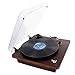 Record Player,DLITIME 3-Speed Vinyl Turntable Built-in 2 Stereo Speakers, PC Encoding/AUX/Head Phone Jackthumb 1