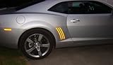 Side Vent Insert Decals - 2010-2015 Camaro - (Color: Hot Pink)