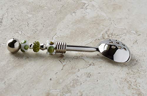Absinthe spoons, slotted olive spoon - Thumbnail 2