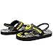 Batman Led Light up Flip Flop Beach Shoes Toddler Little Boys, Black, Medium 7-8