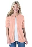 Women's Plus Size Elbow-Sleeve Classic Cardigan Sweater