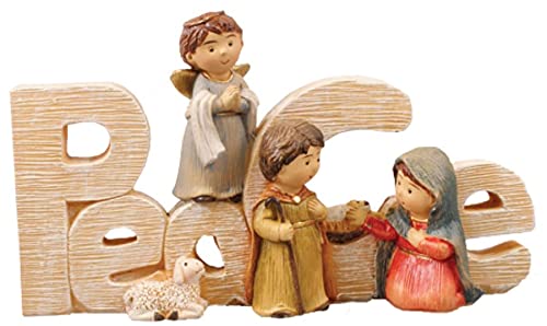 CBC Christmas Nativity Peace Plaque Holy Family Jesus in a Manger & Star
