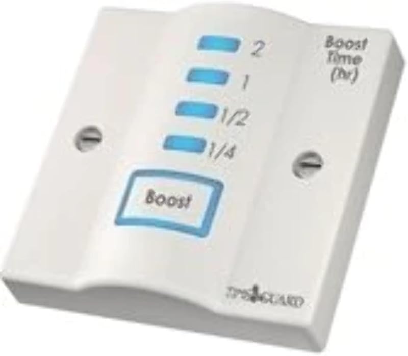 Timeguard TGBT4 Electronic Boost Timer 3kW White Easy Push Button Control