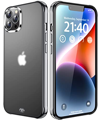 ORIbox for iPhone 13 Pro Max Case Black,Translucent Matte case with Soft Edges,…