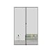 MAGZO Magnetic Screen Door 30 x 80, Reinforced Fiberglass Mesh Curtain Door Mesh with Full Frame Hook&Loop Fits Door Size up to 30"x80" Max-Grey