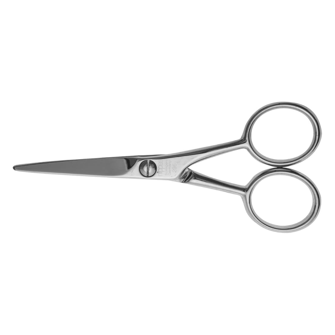 nippes Solingen Beard Scissors Nickel-Plated Steel Rustproof 11 cm Men's Beard Scissors Nose Hair Scissors Made in Germany