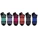 adidas Women's Superlite No Show Socks (6-Pair) -2020, Black/Bright Green/Light Flash Purple/Bahia Magent, Medium