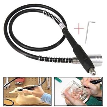 ISC 1 Pc Extension Cord Flexible Shaft Keyless Chuck for Drill Machine, Die Grinder & Other Rotary Tool (3 mm) (Combo 1)