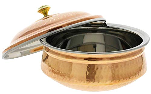 image for SKAVIJ Heat Insulated Double Walled 24 OZ Copper Stainless Steel Multi