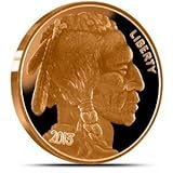 Buffalo Nickle Design Copper Round