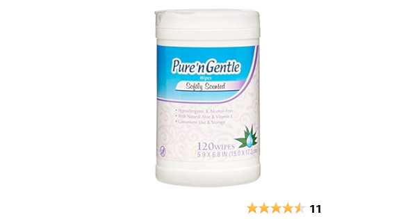 Amazon Com Pure N Suave Softly Scented Wipes 120 Hojas Beauty