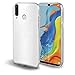 Moozy 360 Degree Case for Huawei P30 Lite - Transparent Silicone Full Body Front and Back All-Around Protective Case Slim Clear Transparent TPU Silicone Gel Cover