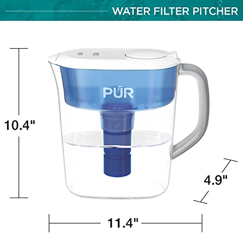 PUR PLUS Water Pitcher Filtration System, 11 Cup PUR Water Filter