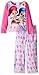 Nickelodeon Little Girls' Toddler Shimmer and Shine Fleece 2-Piece Pajama Set, Pink, 2T
