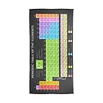 XMCL Periodic Table Of The Element Atomic Scarf Scarves Soft Lightweight Long Sheer Wrap Shawl for Women