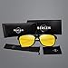 Bircen HD Night Vision Driving Anti-Glare Glasses for Men Women Al-Mg Metal Frame Rainy Safe Polarized Fashion Sun Glasses