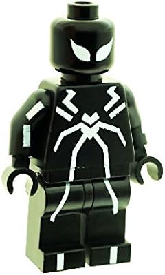 Penzora Custom Minifigure Superheroes Spiderman Stealth Suit White printed onto LEGO parts