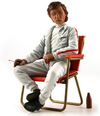 Jochen Rindt 1960's with Campsite Seat and Soda Bottle Figurine for 1/18 by Lemans Miniatures FLM180020