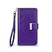 Galaxy Note 5 Case, IZENGATE [Classic Series] Wallet Case Premium PU Leather Flip Cover Folio with Stand for Samsung Galaxy Note 5 (Purple)