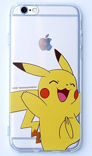 Pokemon Go TPU Cover Cases For iPhone 6, 6S (4.7" inch), iPhone6 Plus(S), (5.5" inch) (Pikachu
