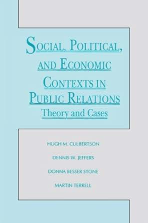 Social Political And Economic Contexts In Public