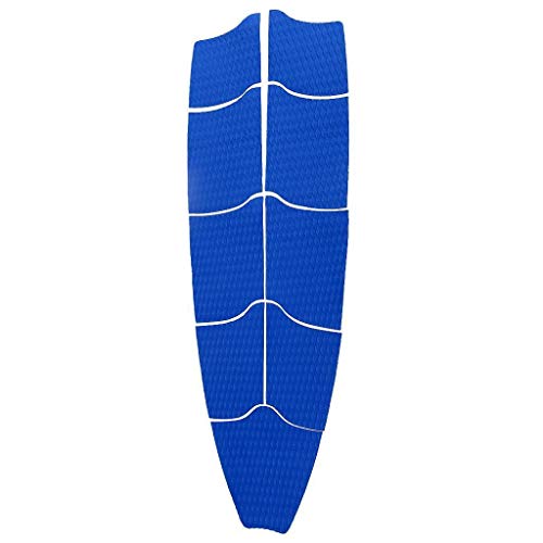surfboard Traction Pad Full Deck Grip Foot Pad, Set of 9 Pcs Kitesurf Kiteboard Blue