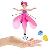CJWPOWER Flying Fairy Doll - Infrared Induction and Remote Control Toys- Magic and Best Gift for 6 Year Old Girl Toy（Flying Fairy）