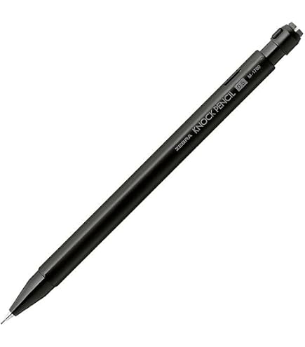 Amazon.com : Zebra Knock Mechanical Pencil • 0.5mm • Navy [M-1700